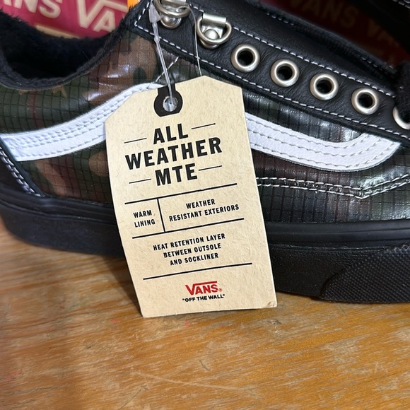 Vans Old skool Mte Black Camo all weather men’s size 7 or women’s size 8.5 main image 11
